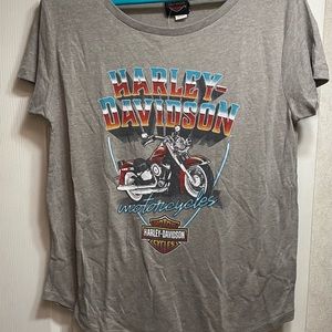 Harley-Davidson Gray Graphic Tee